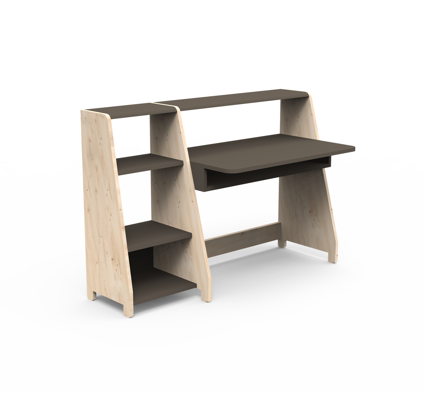 Mathy By Bols Asymetry Kids Small Evolving Desk with Shelf