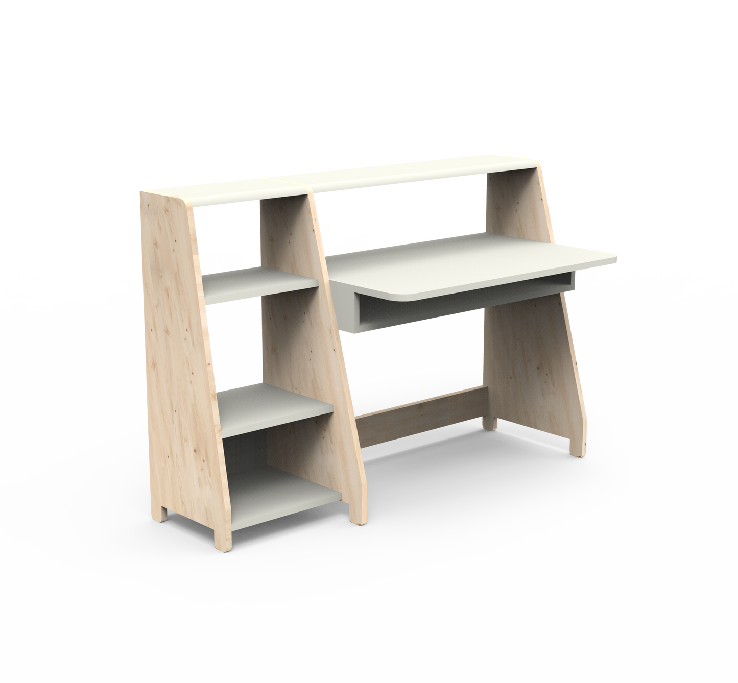 Mathy By Bols Asymetry Kids Small Evolving Desk with Shelf