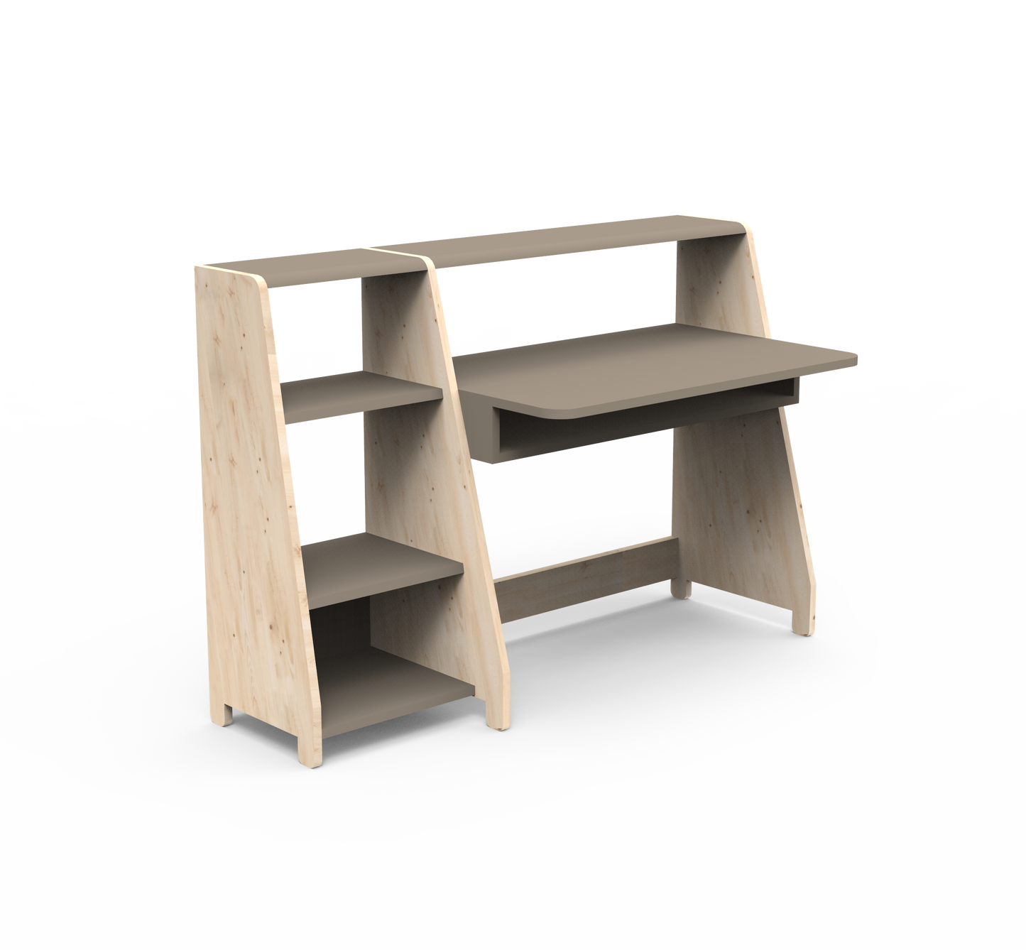 Mathy By Bols Asymetry Kids Small Evolving Desk with Shelf