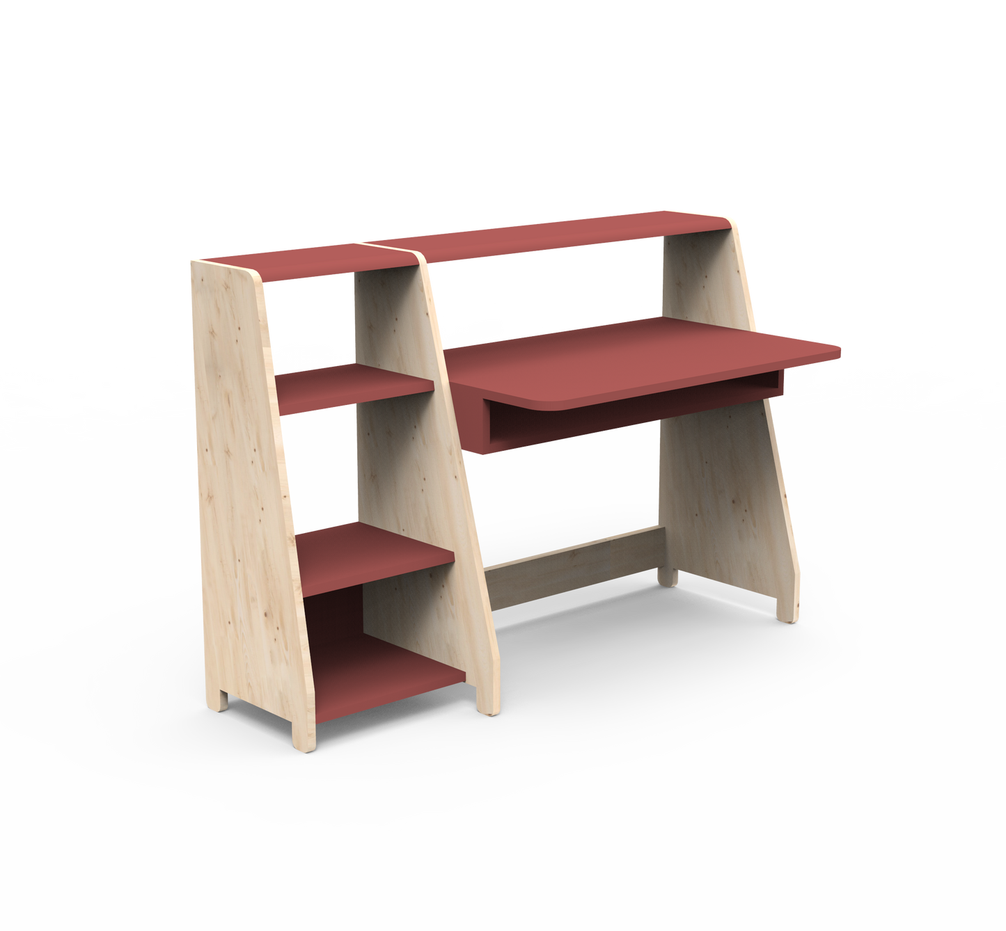 Mathy By Bols Asymetry Kids Small Evolving Desk with Shelf