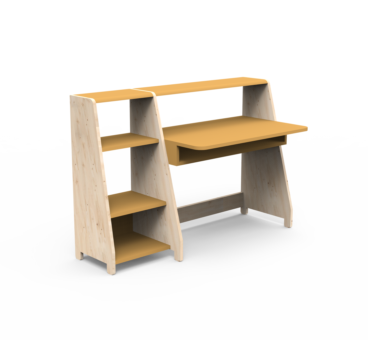 Mathy By Bols Asymetry Kids Small Evolving Desk with Shelf