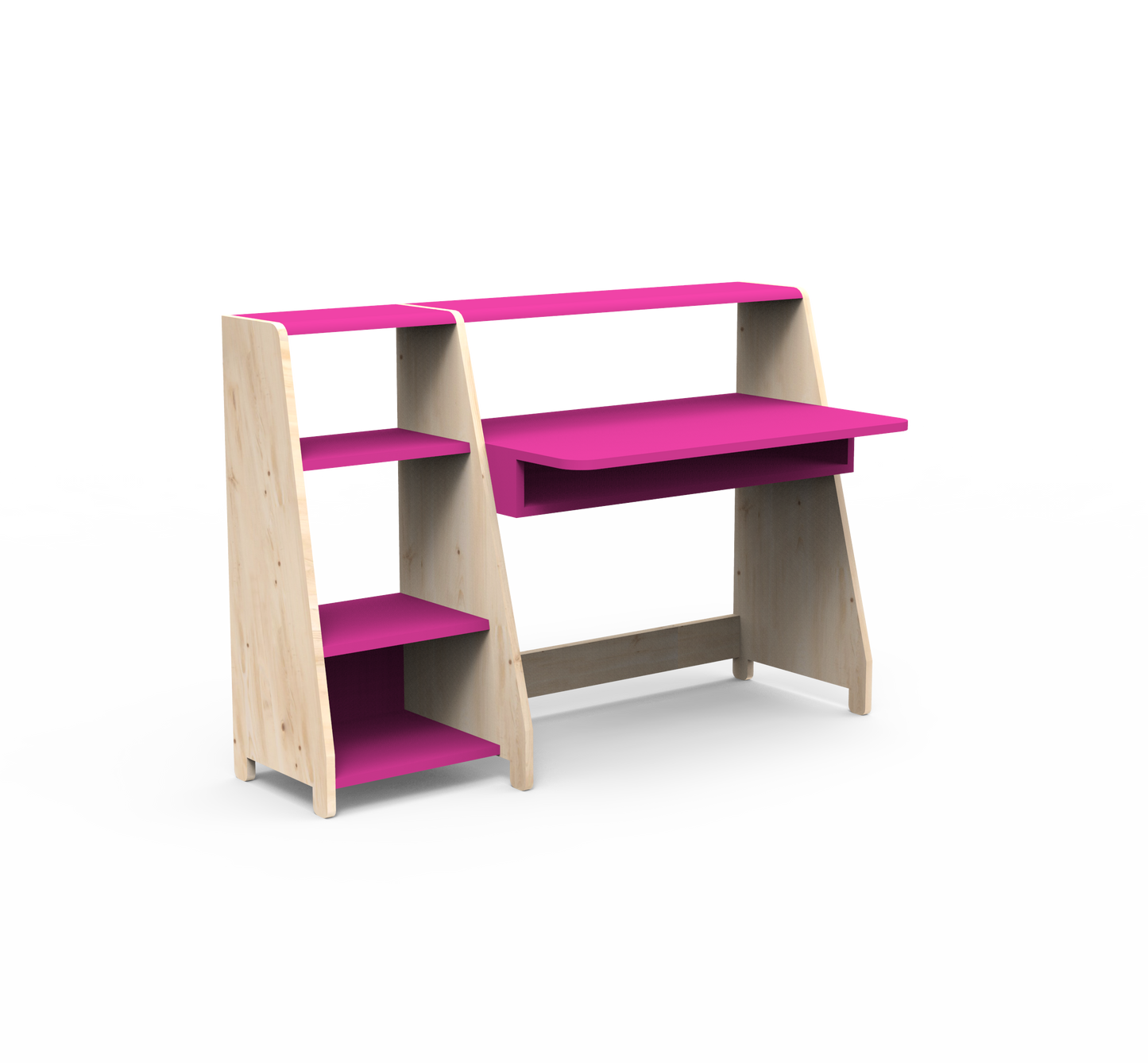 Mathy By Bols Asymetry Kids Small Evolving Desk with Shelf