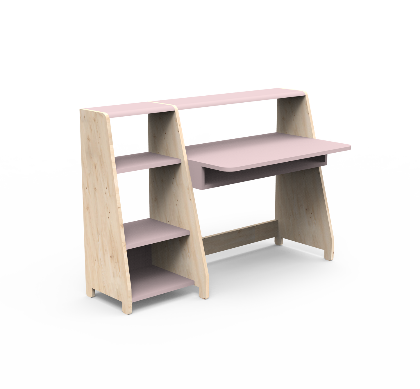 Mathy By Bols Asymetry Kids Small Evolving Desk with Shelf