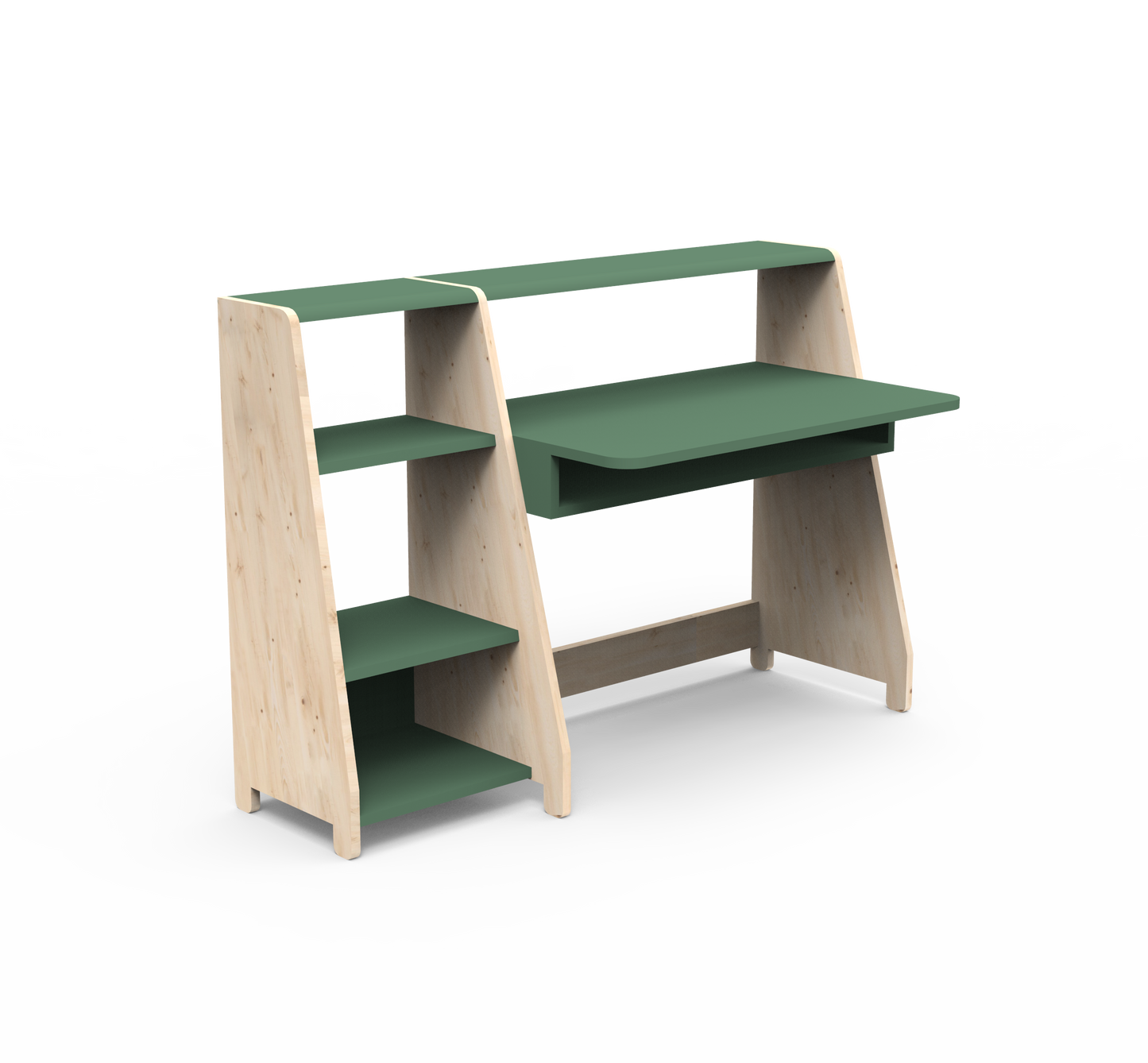Mathy By Bols Asymetry Kids Small Evolving Desk with Shelf