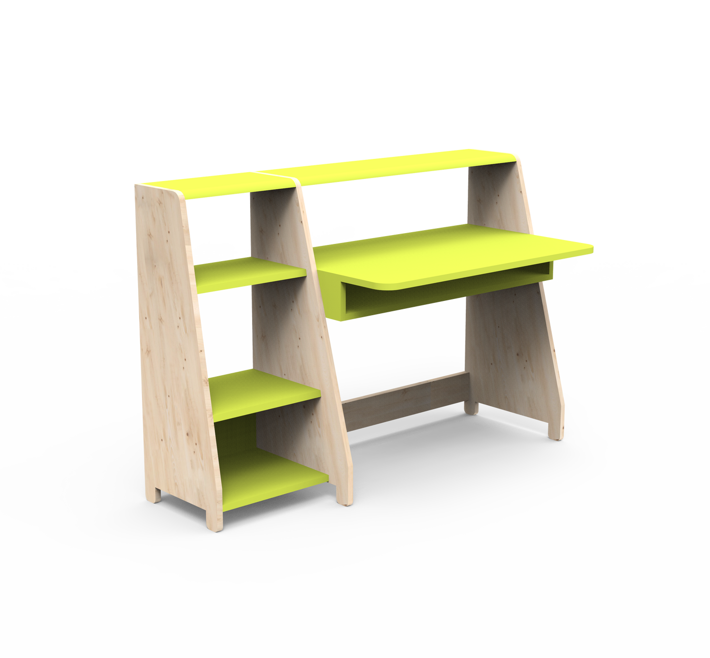 Mathy By Bols Asymetry Kids Small Evolving Desk with Shelf