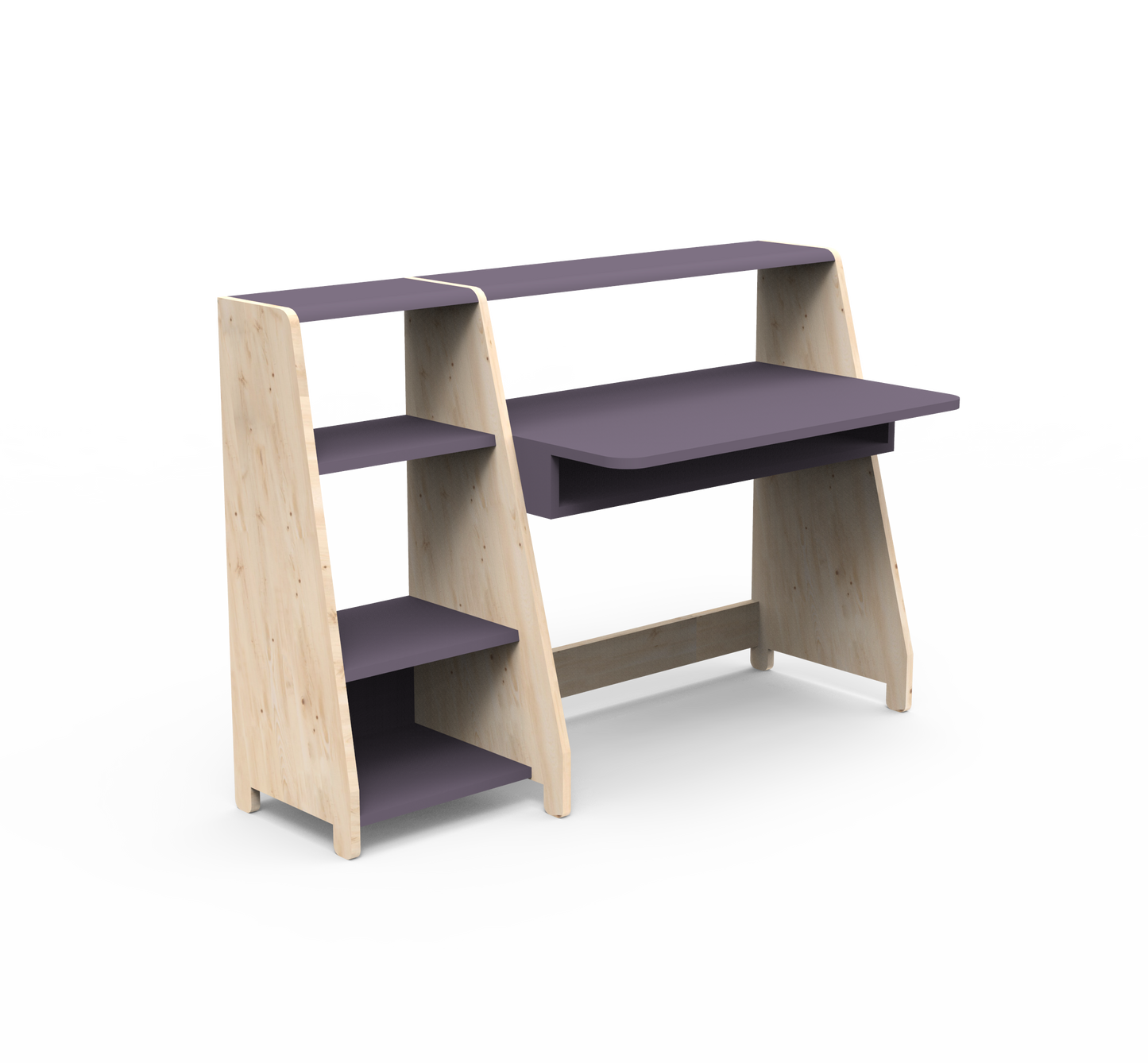 Mathy By Bols Asymetry Kids Small Evolving Desk with Shelf