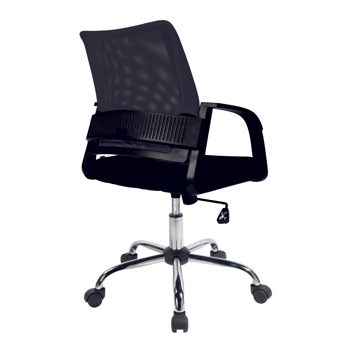 Nautilus Designs Calypso Medium Mesh Back Task Operator Armchair with Chrome Base