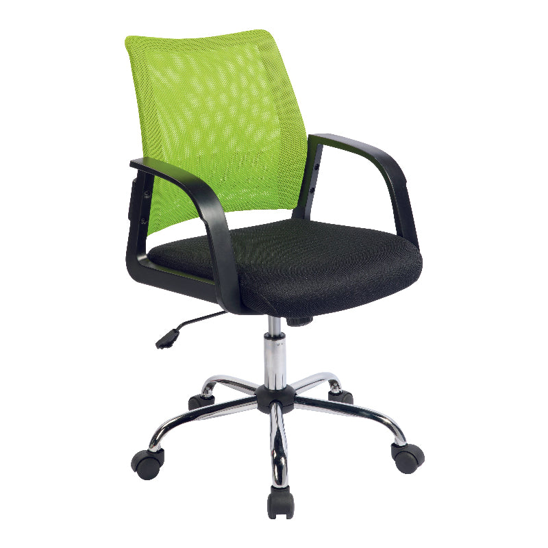 Nautilus Designs Calypso Medium Mesh Back Task Operator Armchair with Chrome Base