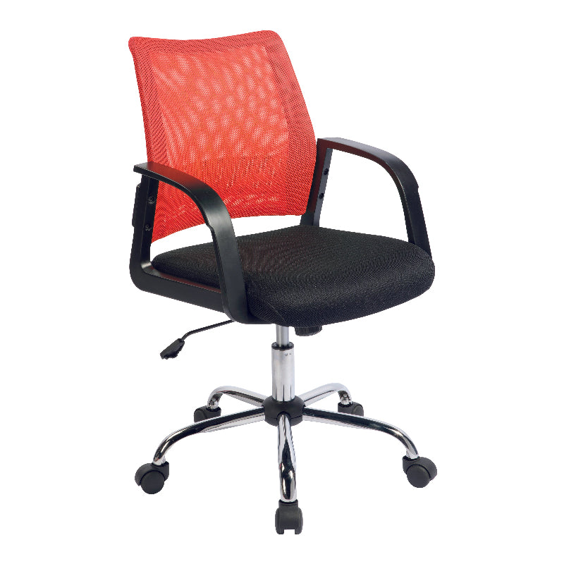 Nautilus Designs Calypso Medium Mesh Back Task Operator Armchair with Chrome Base