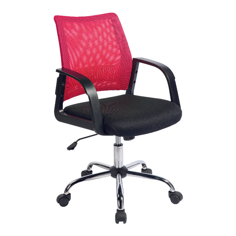 Nautilus Designs Calypso Medium Mesh Back Task Operator Armchair with Chrome Base