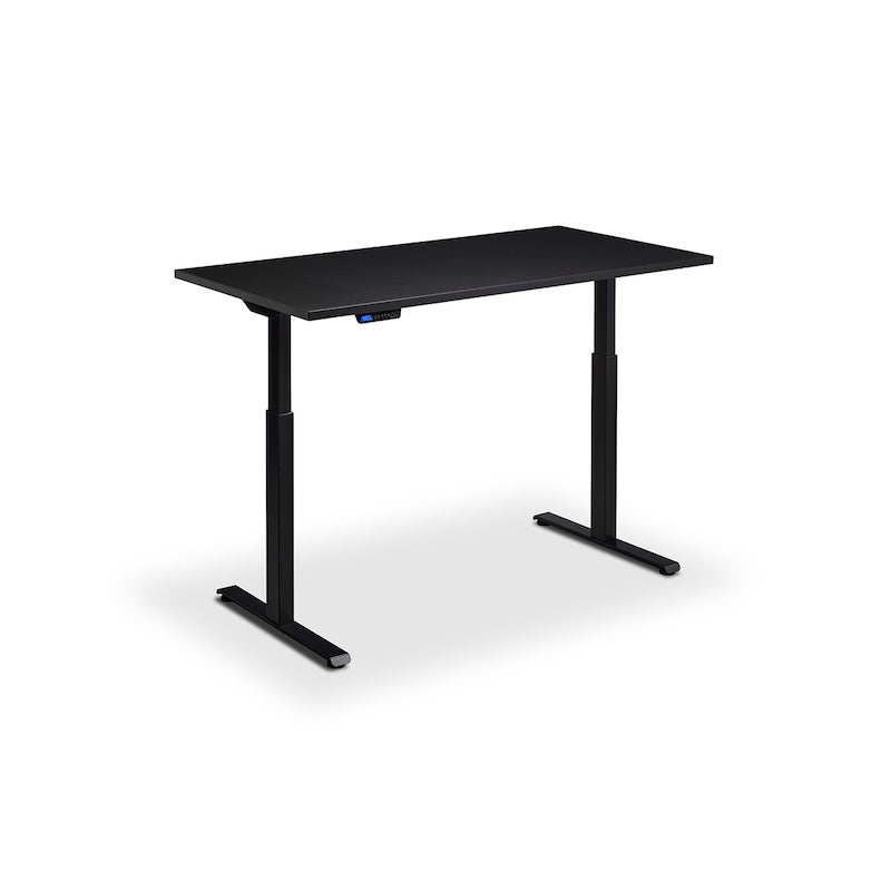 Lavoro Design Rusa Adjustable Desk, Black Frame, Solid Top