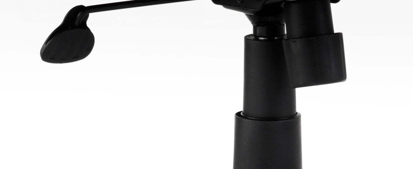 Dynamic Chelsea Executive Chair Black Bonded Leather with Arms