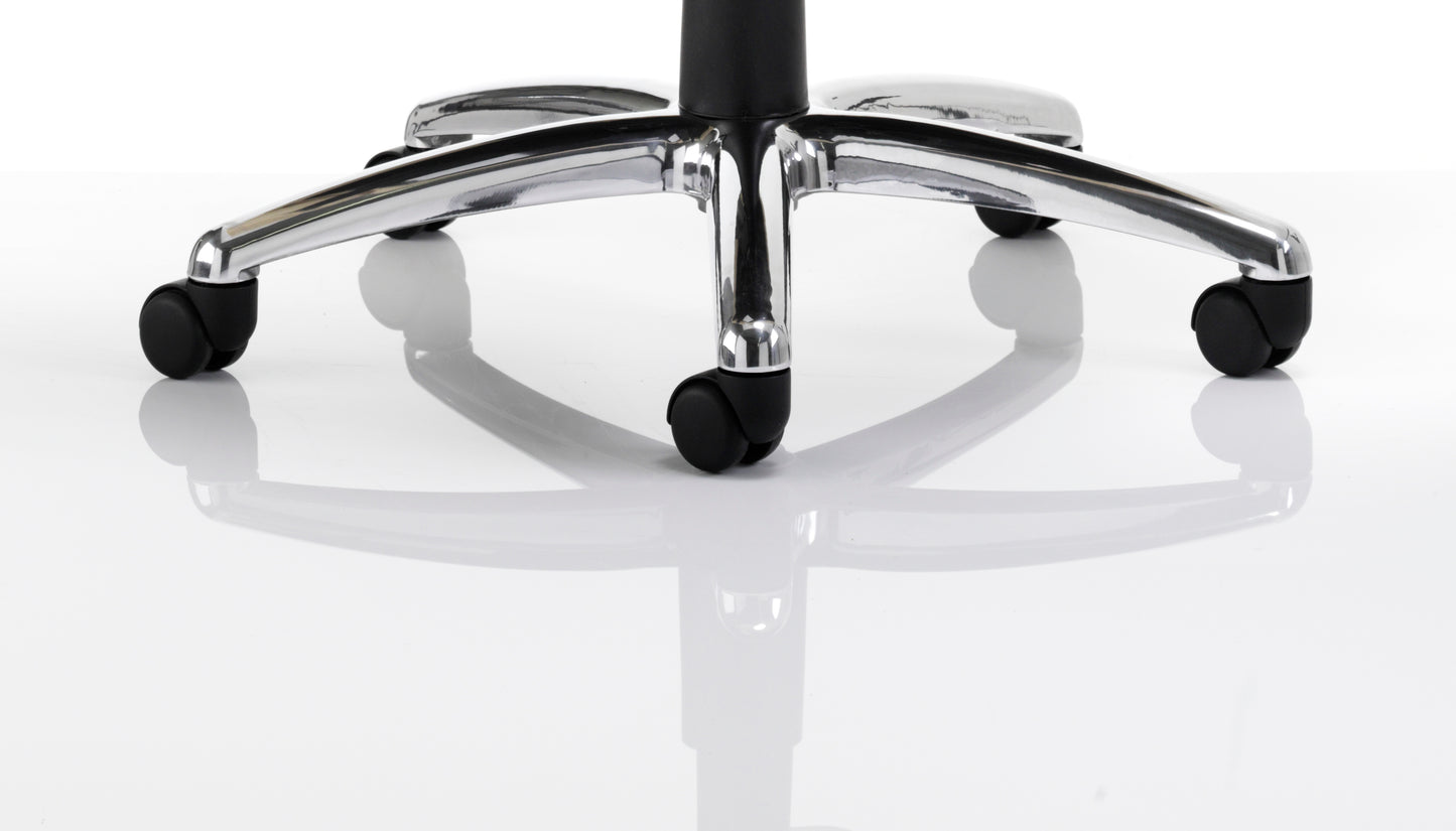Dynamic Chelsea Executive Chair Black Bonded Leather with Arms
