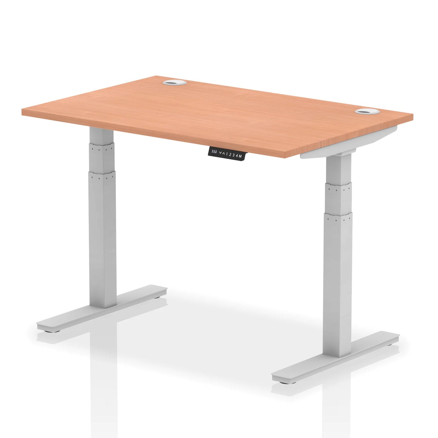 Dynamic Air Height Adjustable Desk With Cable Ports