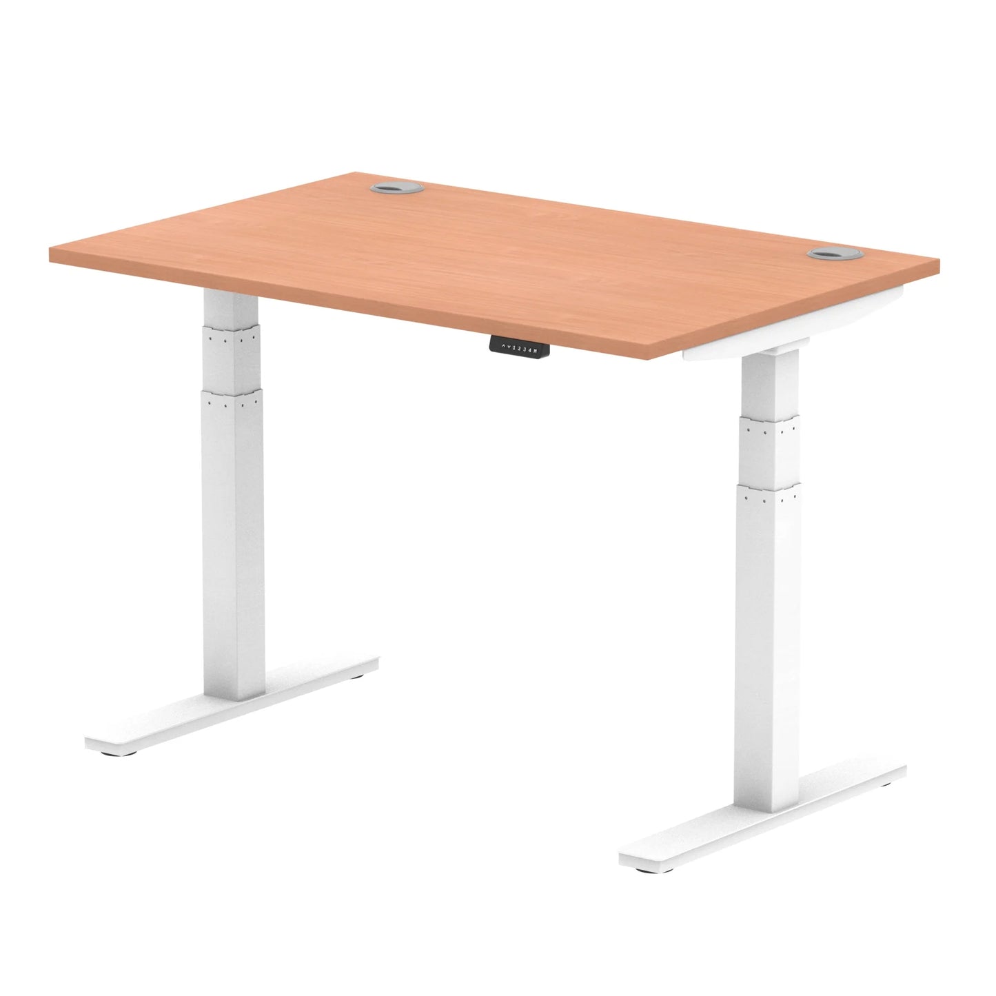 Dynamic Air Height Adjustable Desk With Cable Ports