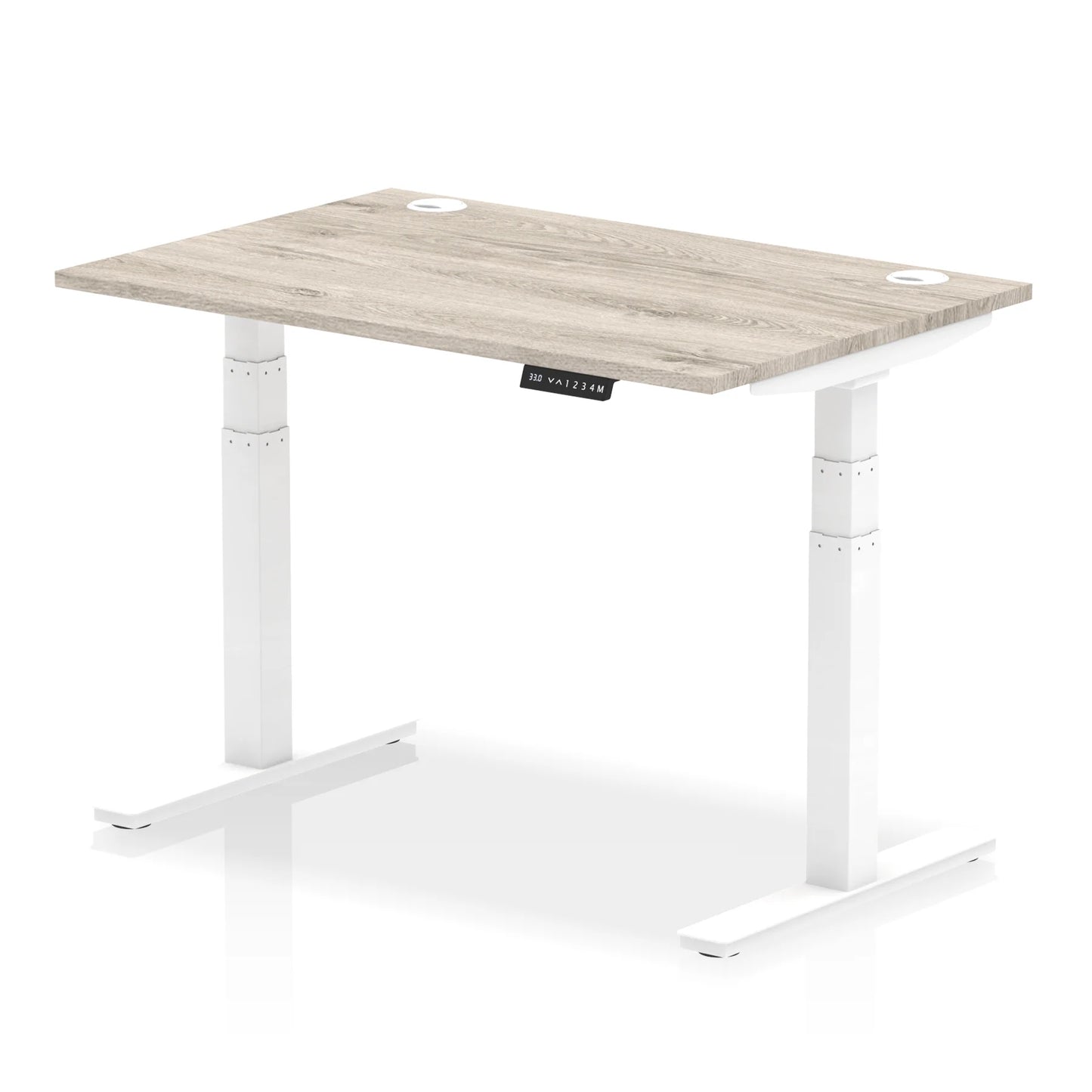 Dynamic Air Height Adjustable Desk With Cable Ports