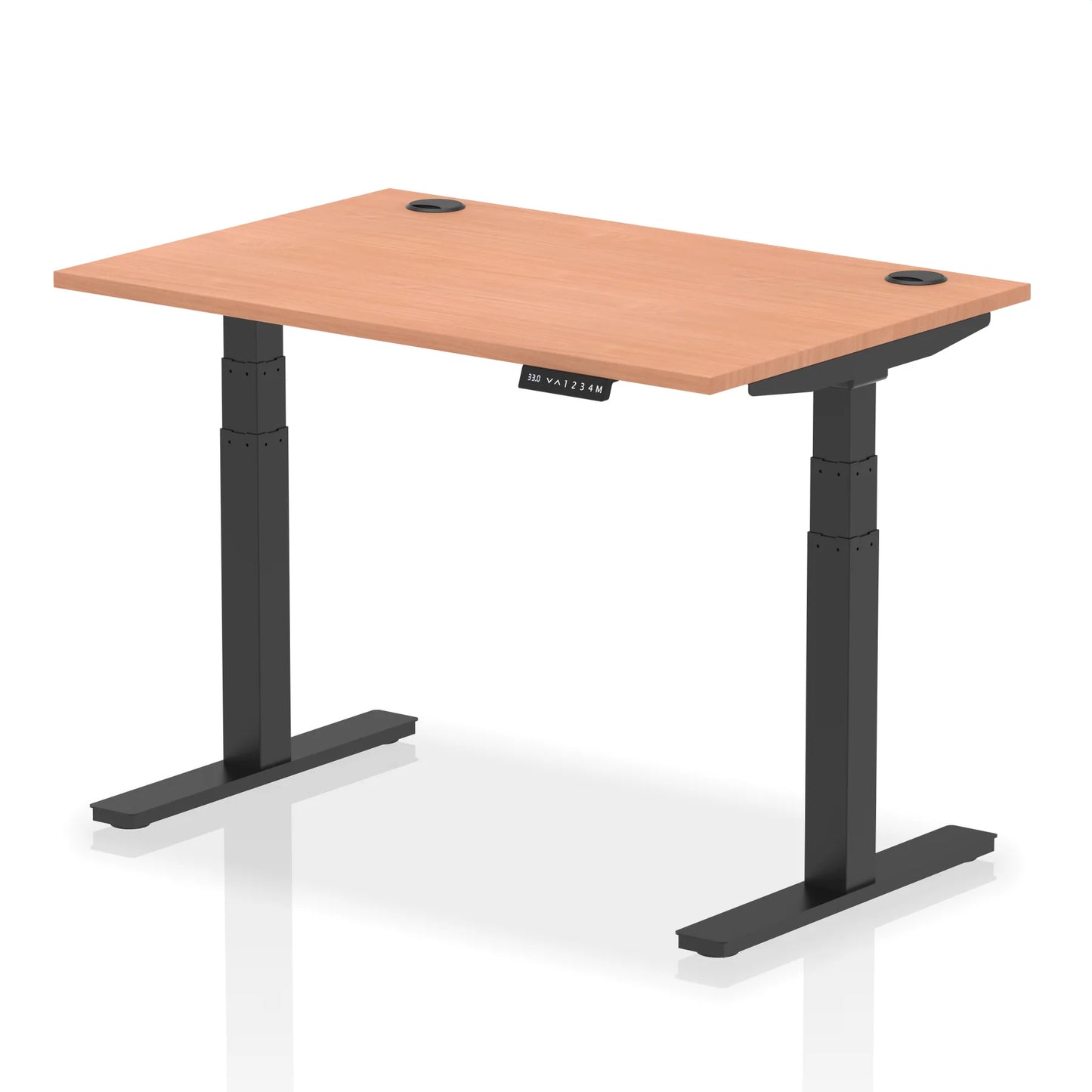 Dynamic Air Height Adjustable Desk With Cable Ports