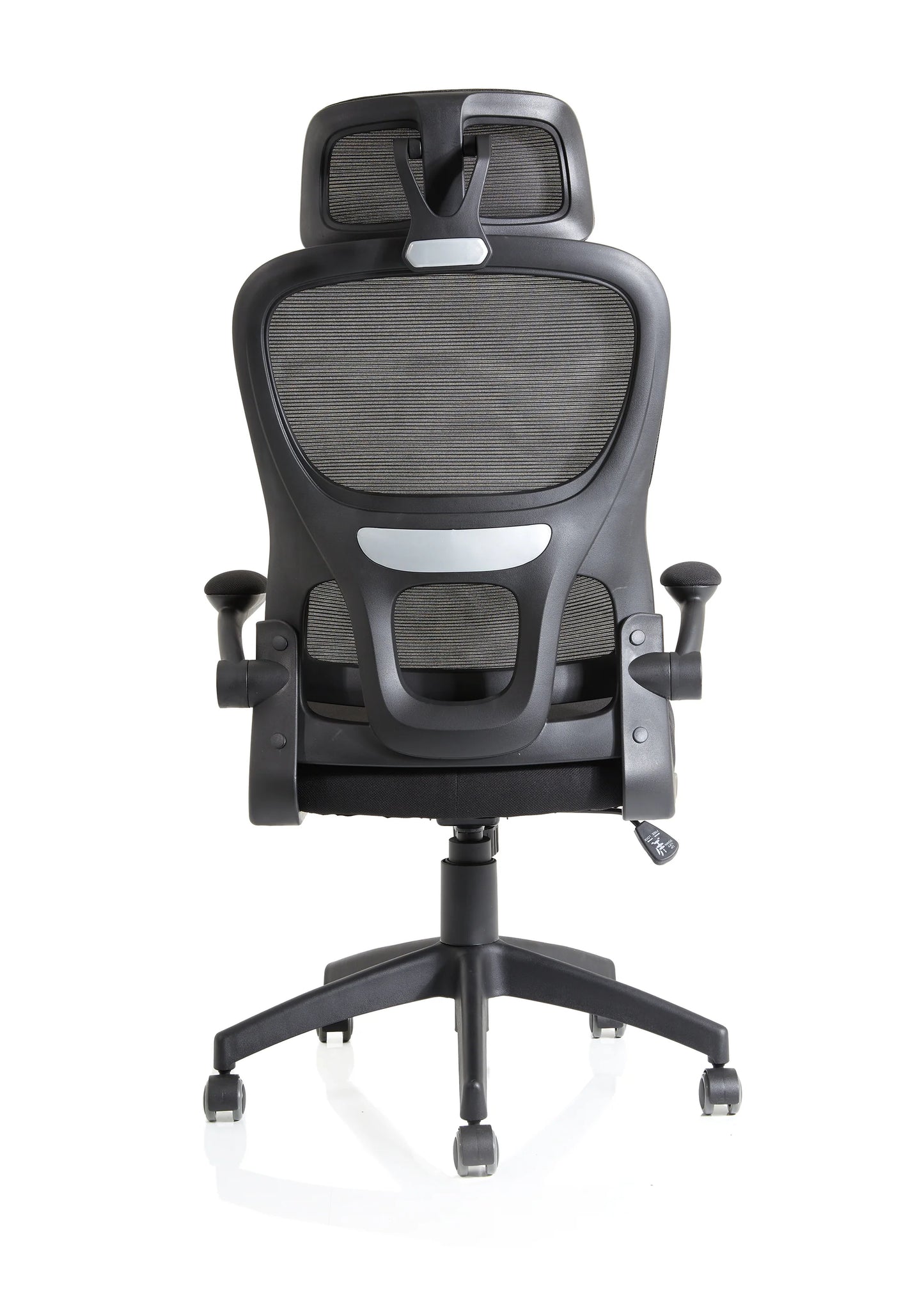 Dynamic Iris Task Operator Mesh Back Fabric Seat With Headrest