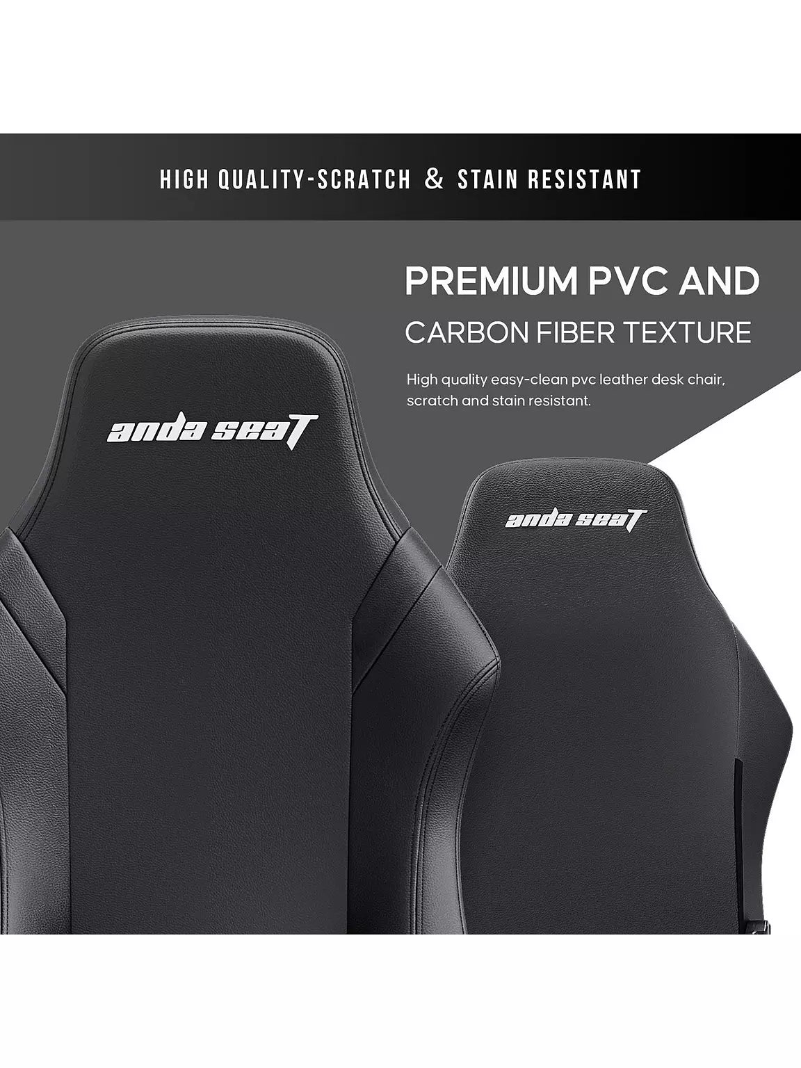 Anda Seat Luna Premium Large Gaming Chair, Black