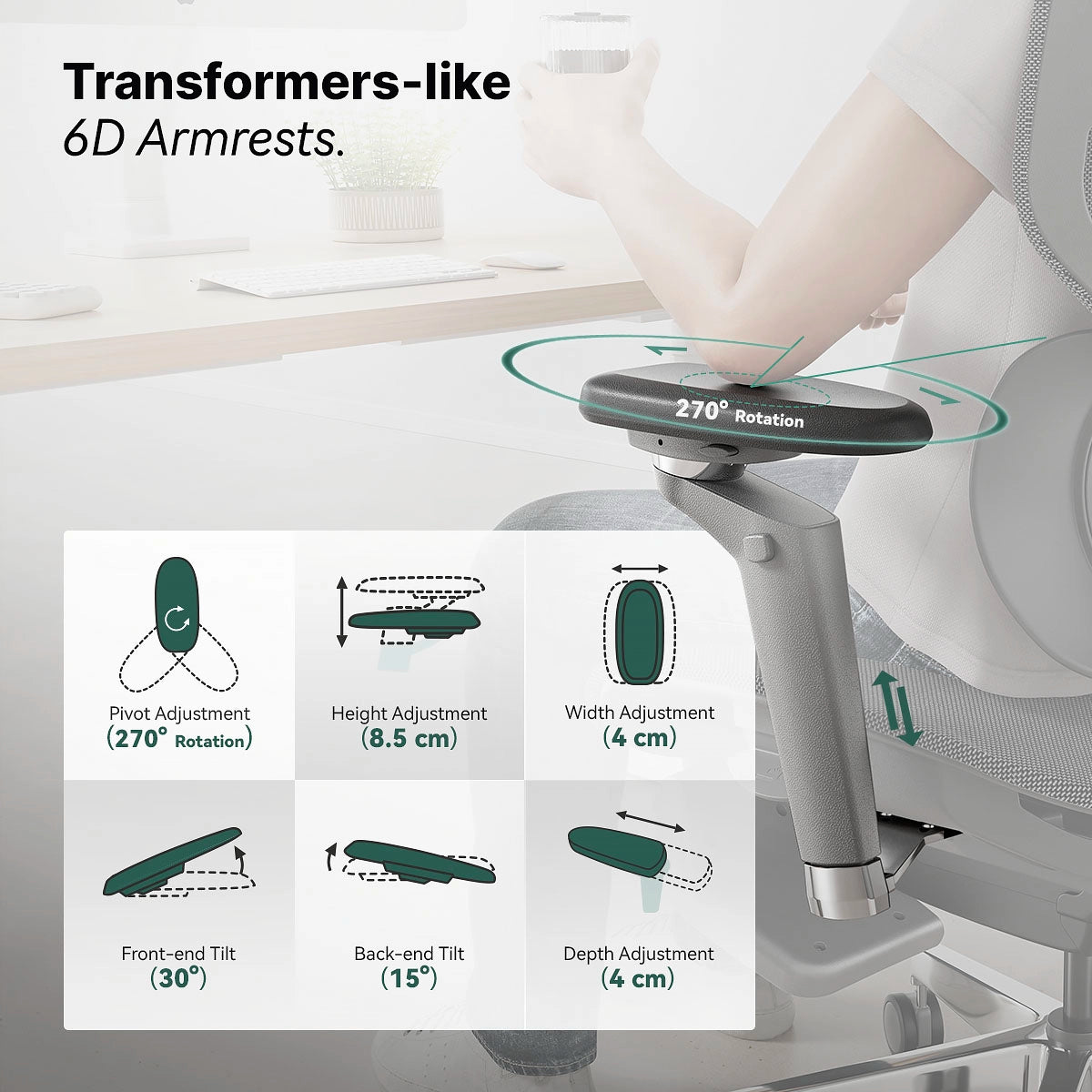 Hinomi X1 Ergonomic Chair, Robust Design, Supreme Comfort