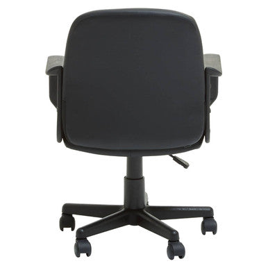 Flint Black Pu Home Office Chair