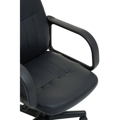 Flint Black Pu Home Office Chair
