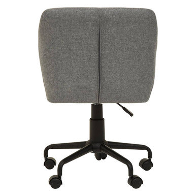 Brent Tufted Grey And Black Home Office Chair