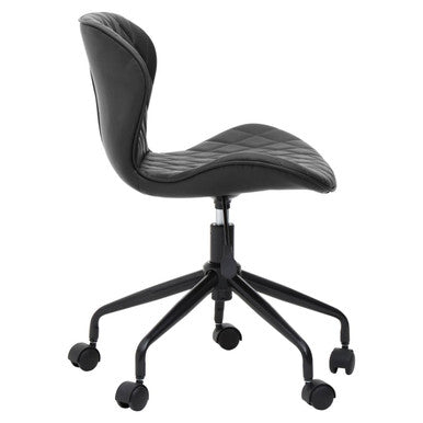 Brent Black Armless Home Office Chair