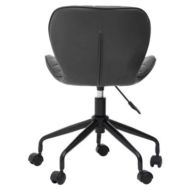 Brent Black Armless Home Office Chair