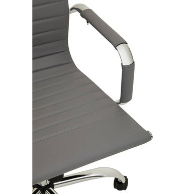 Brent Grey Low Back Home Office Chair