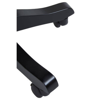 Walson Black Leather Effect Home Office Chair