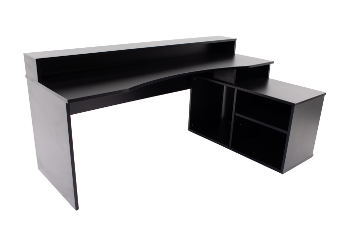 Flair Power W L Shaped Corner Gaming Desk