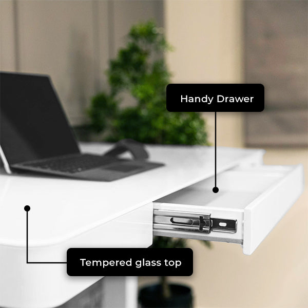 Smart Desk Height Adjustable (Glass Top)