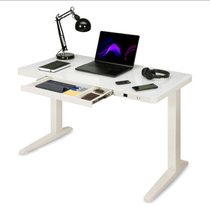 E-Max Desk Height Adjustable (Glass Top)