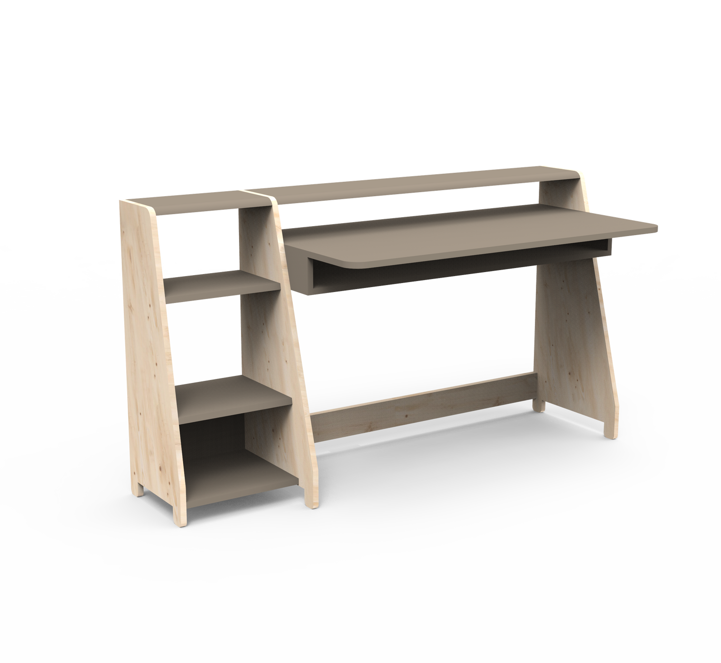 Mathy By Bols Asymetry Kids Large Evolving Desk with Shelf