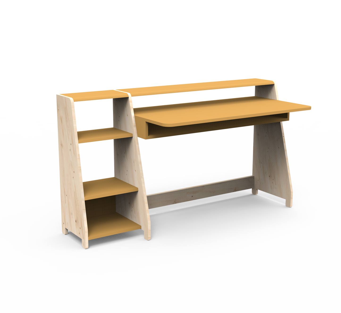 Mathy By Bols Asymetry Kids Large Evolving Desk with Shelf