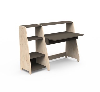 Mathy By Bols Asymetry Kids Small Evolving Desk with Shelf
