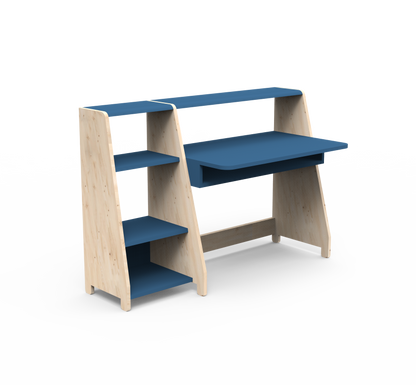 Mathy By Bols Asymetry Kids Small Evolving Desk with Shelf