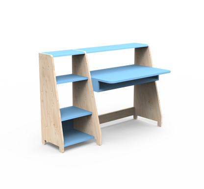 Mathy By Bols Asymetry Kids Small Evolving Desk with Shelf