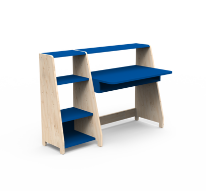 Mathy By Bols Asymetry Kids Small Evolving Desk with Shelf