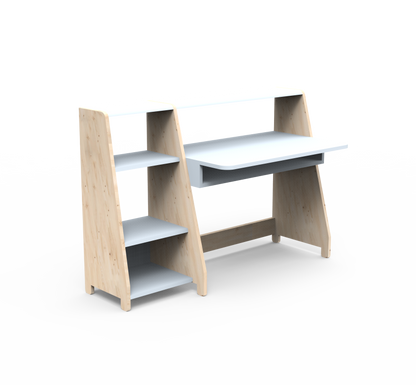 Mathy By Bols Asymetry Kids Small Evolving Desk with Shelf