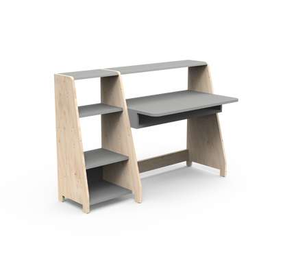 Mathy By Bols Asymetry Kids Small Evolving Desk with Shelf