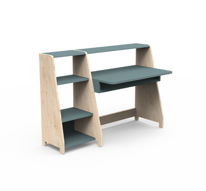 Mathy By Bols Asymetry Kids Small Evolving Desk with Shelf