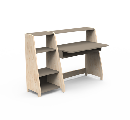 Mathy By Bols Asymetry Kids Small Evolving Desk with Shelf