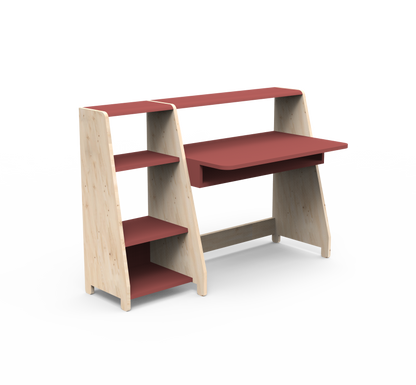 Mathy By Bols Asymetry Kids Small Evolving Desk with Shelf
