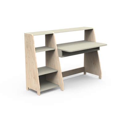 Mathy By Bols Asymetry Kids Small Evolving Desk with Shelf