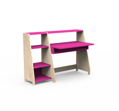 Mathy By Bols Asymetry Kids Small Evolving Desk with Shelf