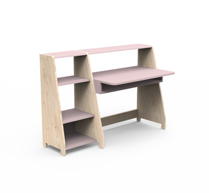 Mathy By Bols Asymetry Kids Small Evolving Desk with Shelf