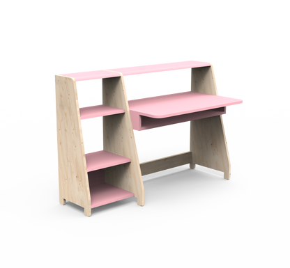Mathy By Bols Asymetry Kids Small Evolving Desk with Shelf