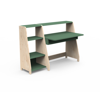 Mathy By Bols Asymetry Kids Small Evolving Desk with Shelf